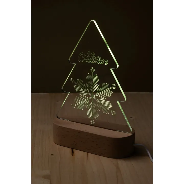 Christmas tree LED light trophy - AP716921 (ANDA#01T)